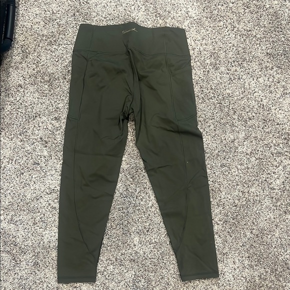 Victoria secret Olive Green High-Waisted pocket Leggings - Picture 2 of 3